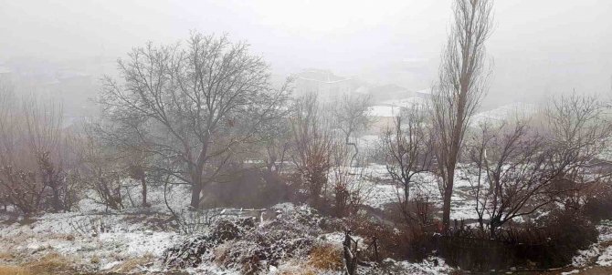 Kulp’ta Yılın İlk Karı Yağdı