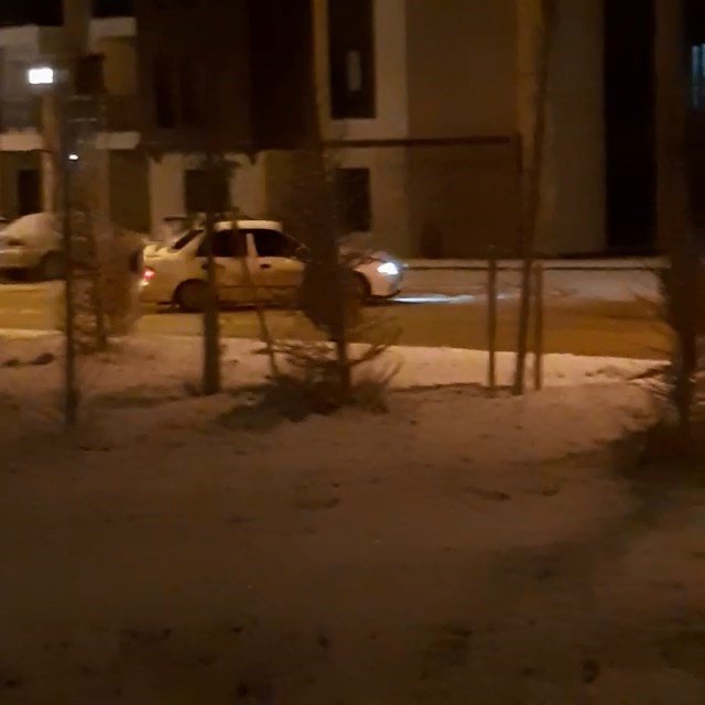 Park Etmeden Önce Drift Yaptı, O Anlar Kameraya Yansıdı