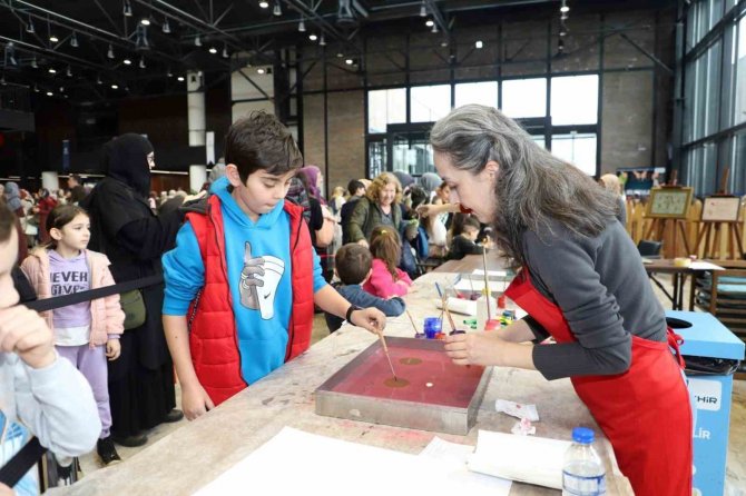 20 Bin Çocuk Sanat Ve Eğlence Atölyelerinde Tatil Keyfi Yaşadı