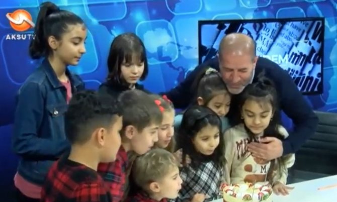 Şehit Ve Gazi Çocuklarından Kervancıoğlu’na Doğum Günü Sürprizi