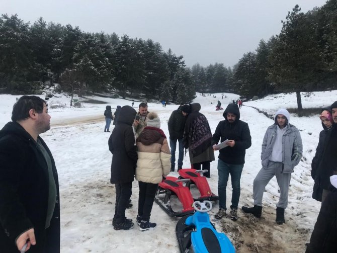 Simav Gölcük Yaylasına Hafta Sonu Ziyaretçi Akını