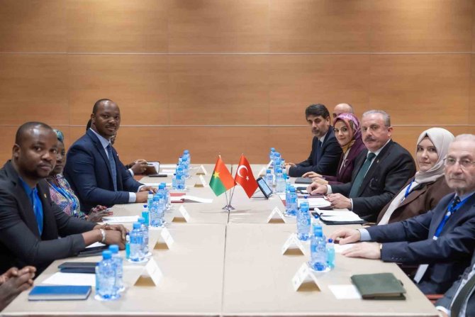 Tbmm Başkanı Şentop, Fildişi Sahilli, Ummanlı Ve Burkina Fasolu Mevkidaşları İle Görüştü