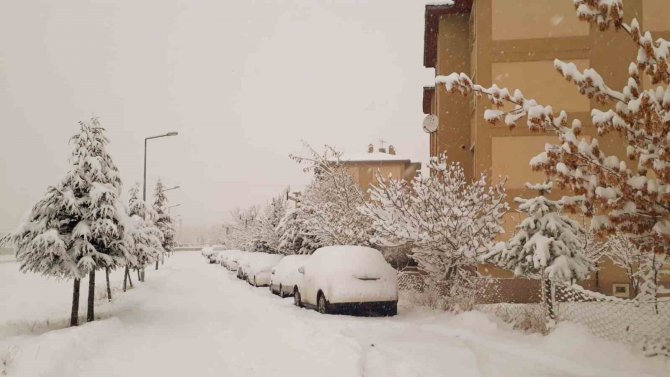 Van’da Beklenen Kar Yağışı Başladı, Onlarca Yerleşim Yeri Yolu Kapandı