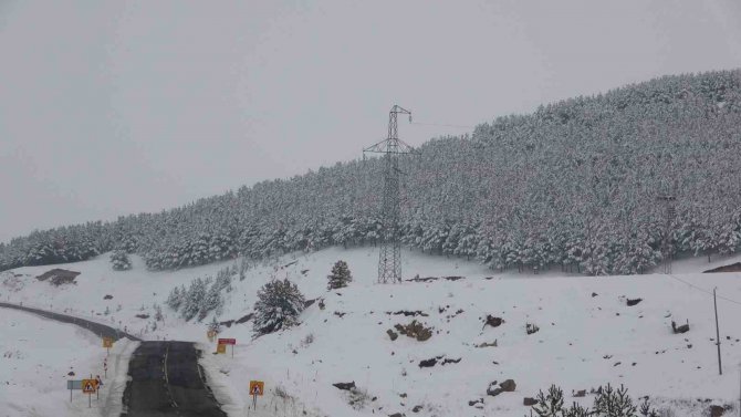 Ardahan’da Sibirya Soğukları Yerini Kar Yağışına Bıraktı