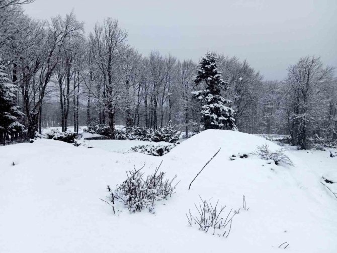 Kepsut Çataldağ Karla Uyandı