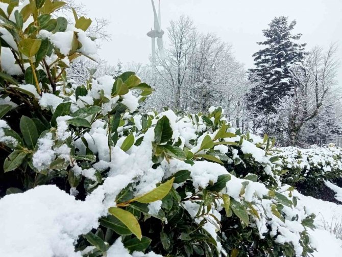 Kepsut Çataldağ Karla Uyandı