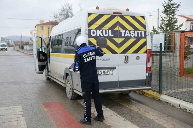 Büyükşehir’den Okul Servislerine Sıkı Denetim