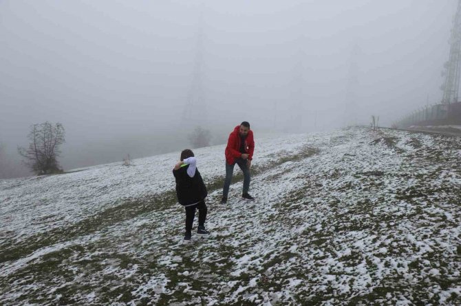 Sakarya’da Kar Yağışı
