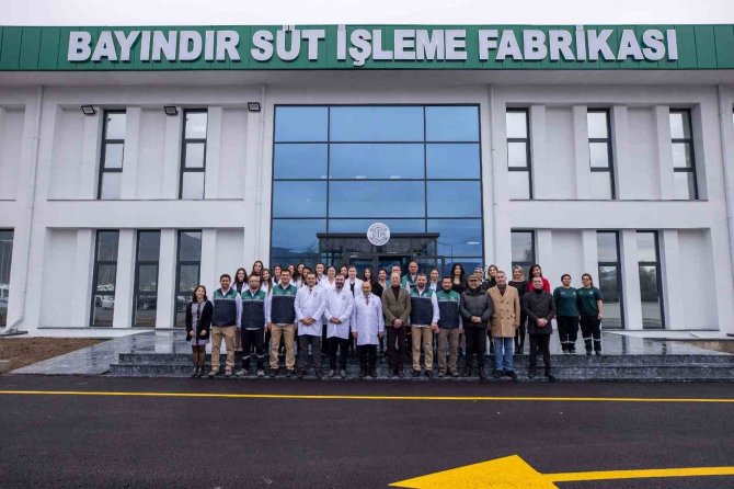Bayındır Süt İ̇şleme Fabrikasında Test Üretimi Başladı