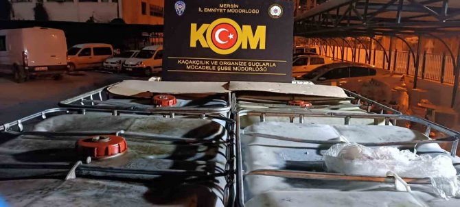 Mersin’de 5 Bin 450 Litre Kaçak Akaryakıt Ele Geçirildi