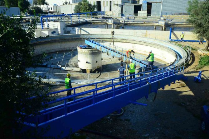 Gümbet Ve Gümüşlük Arıtma Tesislerinin Yüzde 77’sini Tamamladı