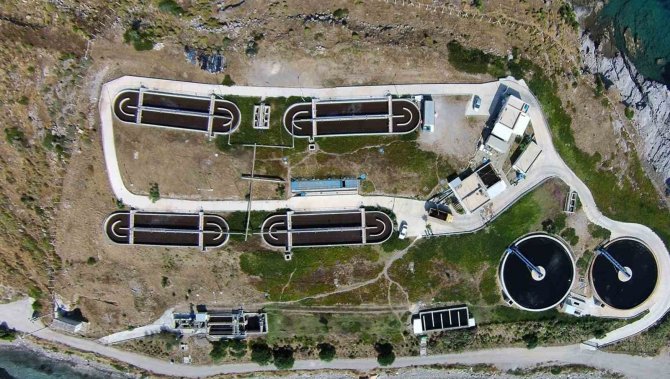 Gümbet Ve Gümüşlük Arıtma Tesislerinin Yüzde 77’sini Tamamladı