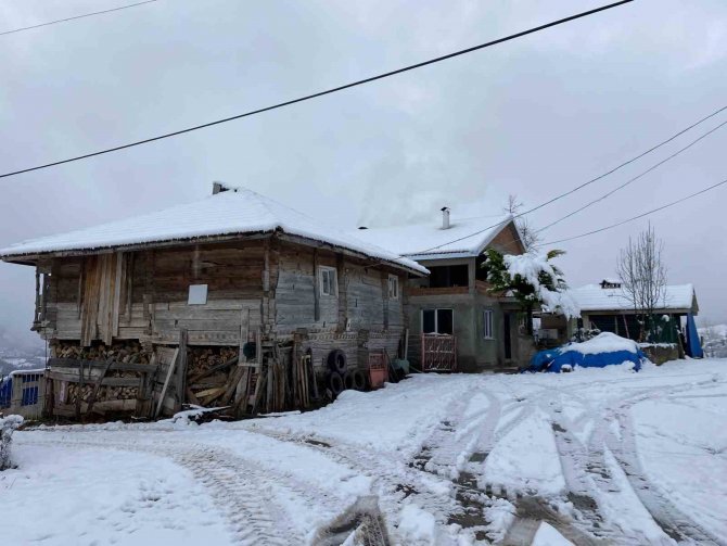 Bartın’ın Yüksek Kesimlerinde Kar Etkili Oldu