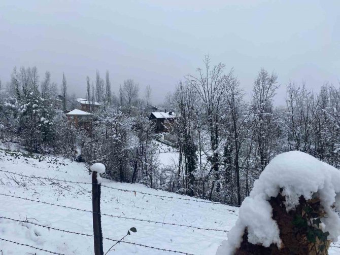 Bartın’ın Yüksek Kesimlerinde Kar Etkili Oldu