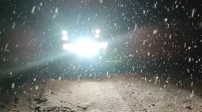 Uludağ’da Yoğun Karda Mahsur Kalan Aile Böyle Kurtarıldı