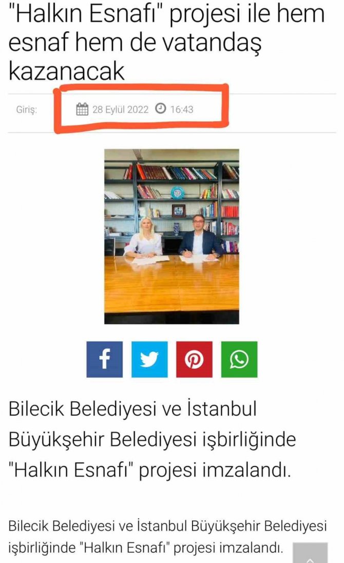 Ak Parti Bilecik İ̇l Başkanı Yıldırım’dan halkın Esnafı Projesi"ni Eleştirdi