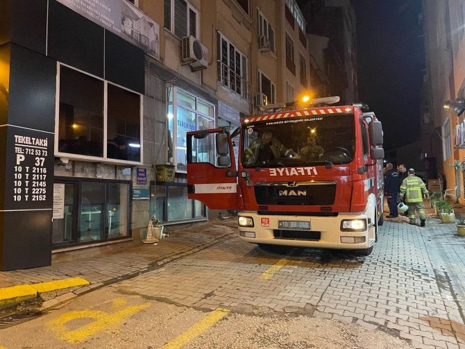 Tütün Dükkanı Yandı, Patlama Herkesi Korkuttu