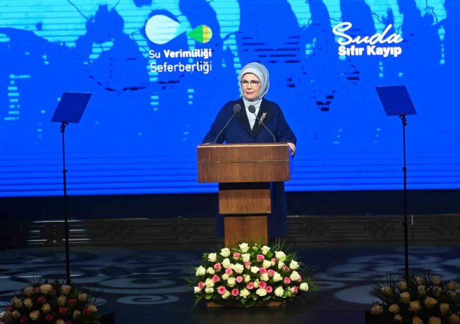 Emine Erdoğan: "Su Vatandır İnancıyla Geleceğimize Birlikte Sahip Çıkalım"