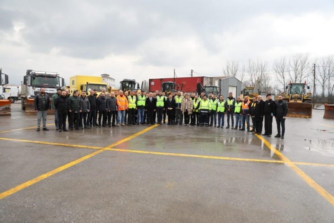 Düzce’de Kar Yağışına Hazır