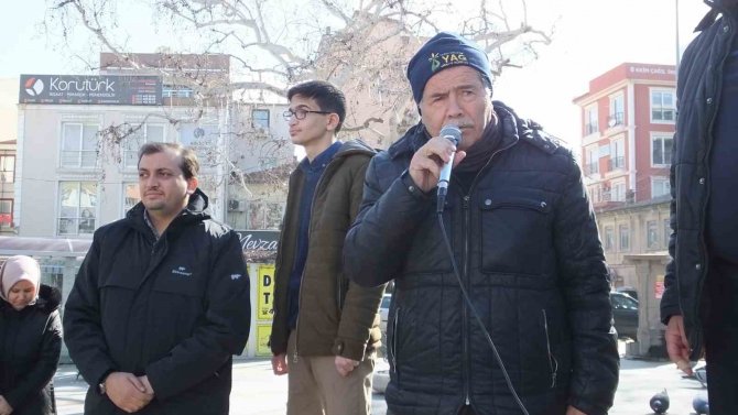 İ̇sveç’te Kur’an Yakılmasına Burhaniye’den Tepki