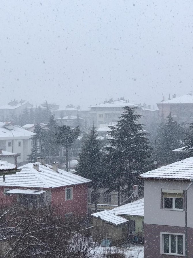 Ereğli’de Kar Yağışı Etkili Oldu