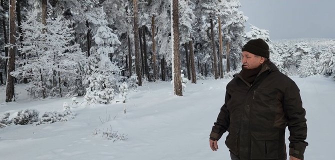 Kütahya’nın Bin 826 Rakımlı Türkmen Dağı Beyaz Gelinliğini Giydi