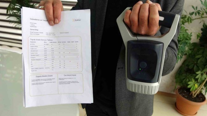 Toprak Analiz Cihazı Çiftçiye Yüksek Verim Sağlayacak