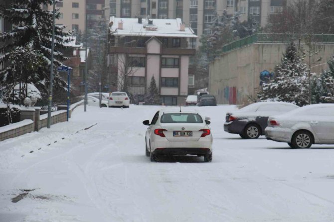 Başkent’te Kar Yağışı Etkili Oldu