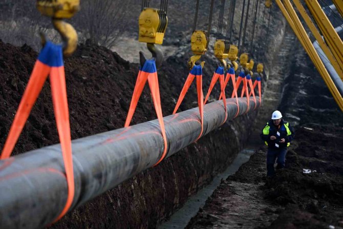 Bulgaristan-sırbistan Arasındaki Doğal Gaz Boru Hattının Temeli Atıldı