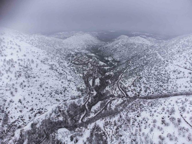 Denizli’de Kar Manzaraları