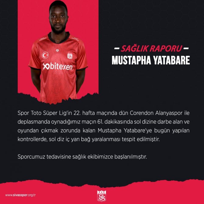 Sivasspor’da Beşiktaş Maçı Öncesi Sakatlık Şoku!