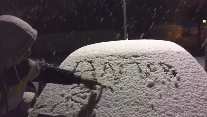 Gaziantep’te Kar Ve Yağmur Sevinci