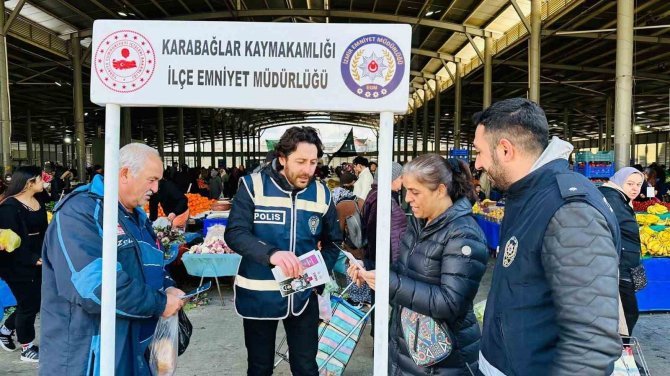 İ̇zmir’de Polis Ekipleri Vatandaşları Kades Hakkında Bilgilendirdi