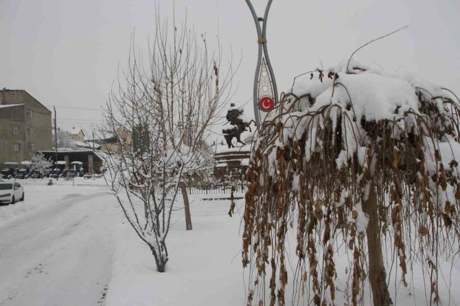 Malazgirt’te Kar Yağışı