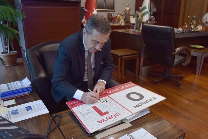 Başkan Ataç’tan Karbon:0-dünya:1 Kampanyası’na Destek