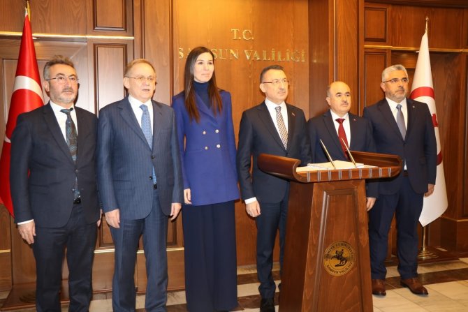 Cumhurbaşkanı Yardımcısı Fuat Oktay Samsun’da