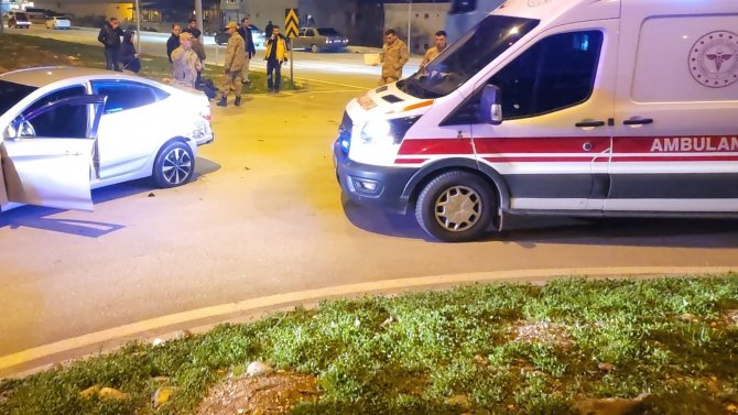 Hassa’da Trafik Kazası: 2 Yaralı