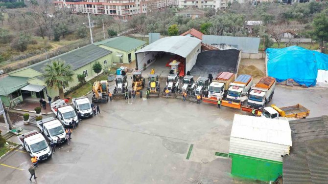 Darıca’da Ekipler Karla Mücadeleye Hazır