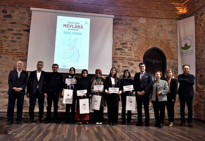 Mevlana Şiir Yarışması’nda Ödüller Sahiplerini Buldu