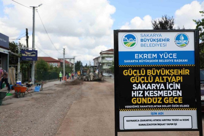 Kaynarca’nın Dev Altyapı Projesinin Yüzde 20’si Tamamladı