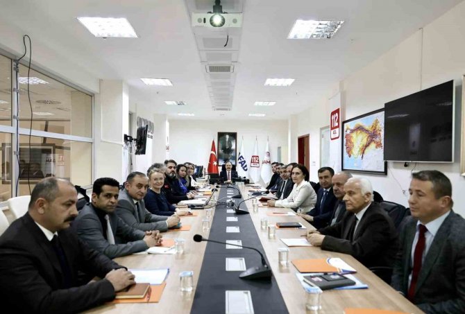 ‘Kış Tedbirleri Değerlendirme’ Toplantısı Yapıldı.