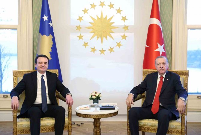 Cumhurbaşkanı Erdoğan, Kosova Başbakanı Kurti’yi Kabul Etti