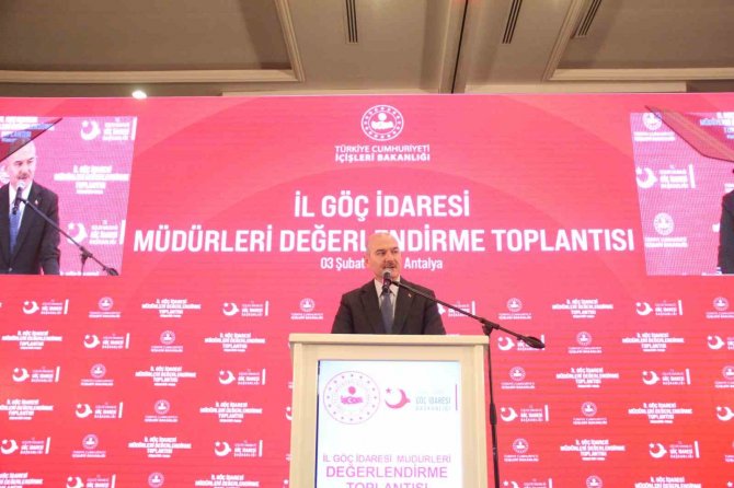 Soylu: "Türkiye’de 3 Milyon 506 Bin 784 Suriyeli Var"
