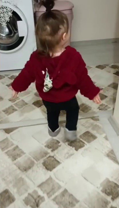Sırtına Konan Kuşu Arayan Miniğin Hareketleri Kahkahaya Boğdu