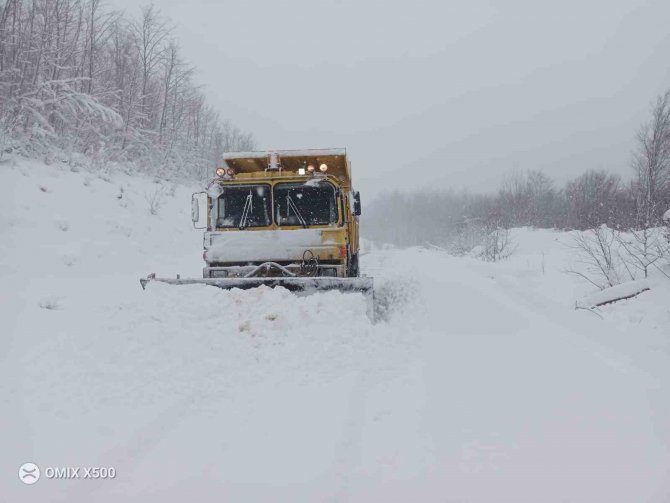 Kastamonu’da Kar Yağışı Sebebiyle 169 Köy Yolu Ulaşıma Kapandı