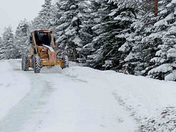 Kastamonu’da Kar Yağışı Sebebiyle 169 Köy Yolu Ulaşıma Kapandı