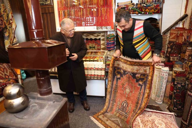Başkan Büyükkılıç; Hisarcık Ve Erciyes Esnafı İle Buluştu