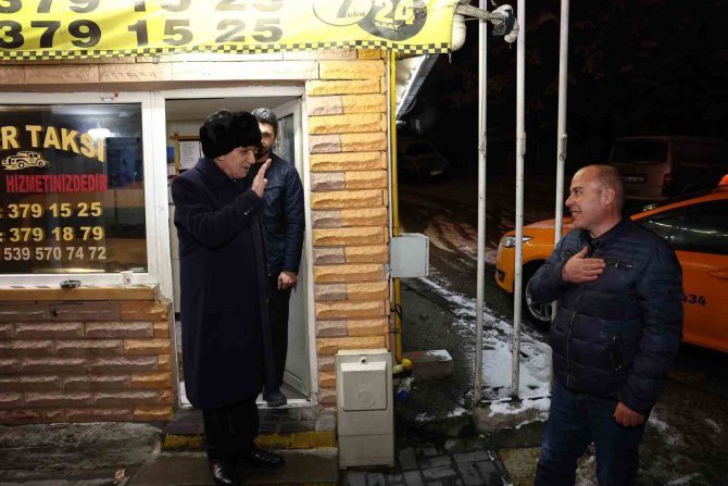 Başkan Altınok’tan Sabaha Kadar Kar Denetimi