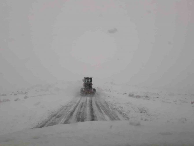 Malatya’da Kardan Kapalı Yol Kalmadı