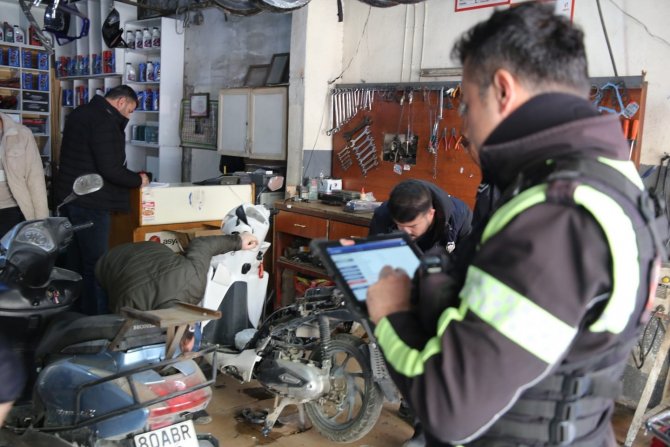 Osmaniye’de Motosiklet Denetimi